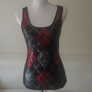 Express sequin tank tops (2)